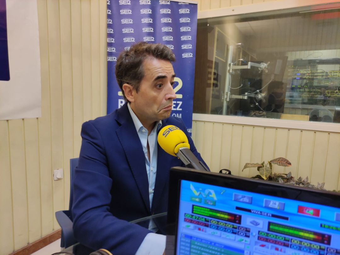 Antonio Saldaña, portavoz del grupo municipal del PP, durante su entrevista en Hoy por hoy de Radio Jerez Antonio Saldaña, portavoz del grupo municipal del PP, durante su entrevista en Hoy por hoy de Radio Jerez
