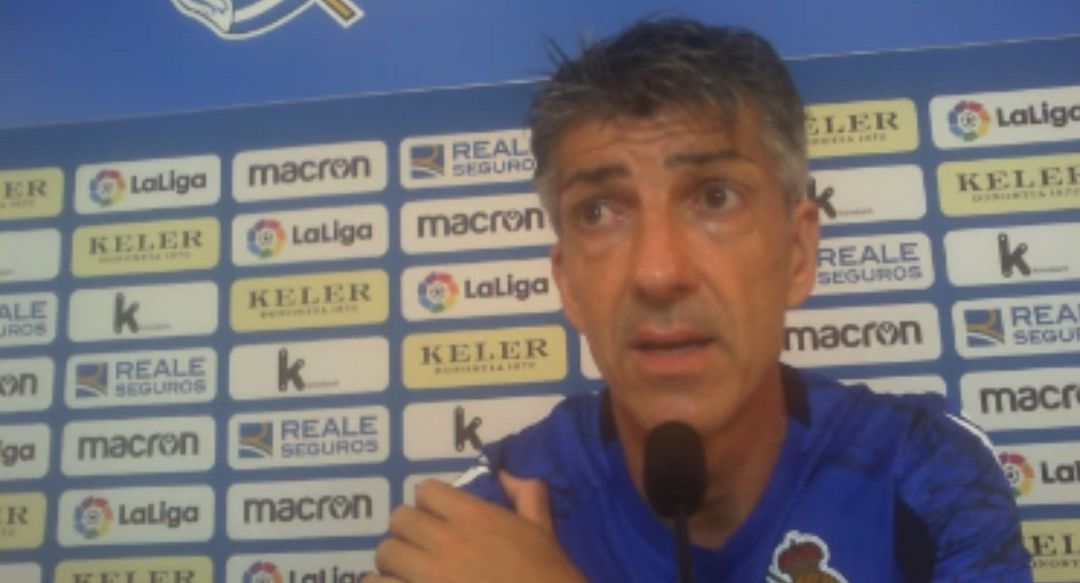 Imanol habla en sala de prensa antes del partido contra el Granada Imanol habla en sala de prensa antes del partido contra el Granada
