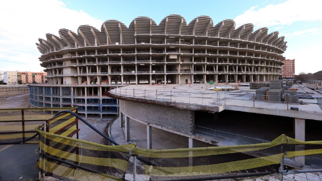 Vista panorámica del Nuevo Mestalla Vista panorámica del Nuevo Mestalla