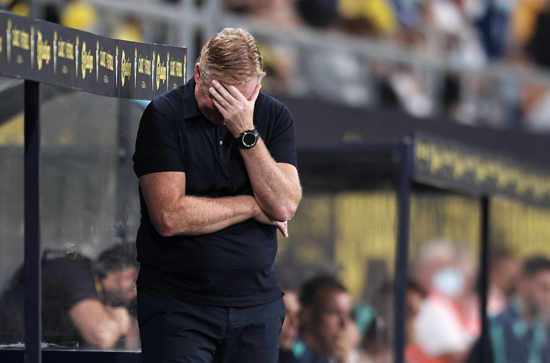 Ronald Koeman se lamenta Ronald Koeman se lamenta