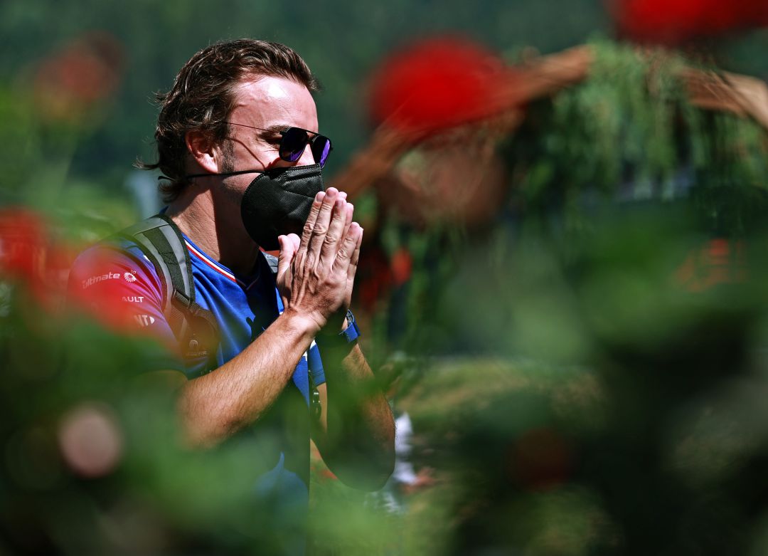 Fernando Alonso, antes de un Gran Premio, el pasado mes de junio Fernando Alonso, antes de un Gran Premio, el pasado mes de junio