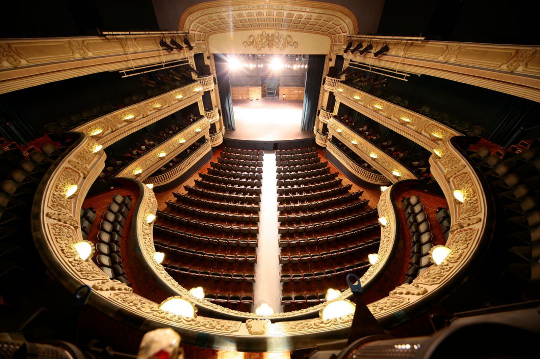 Panorámica del interior del Teatro Principal de Alicante Panorámica del interior del Teatro Principal de Alicante