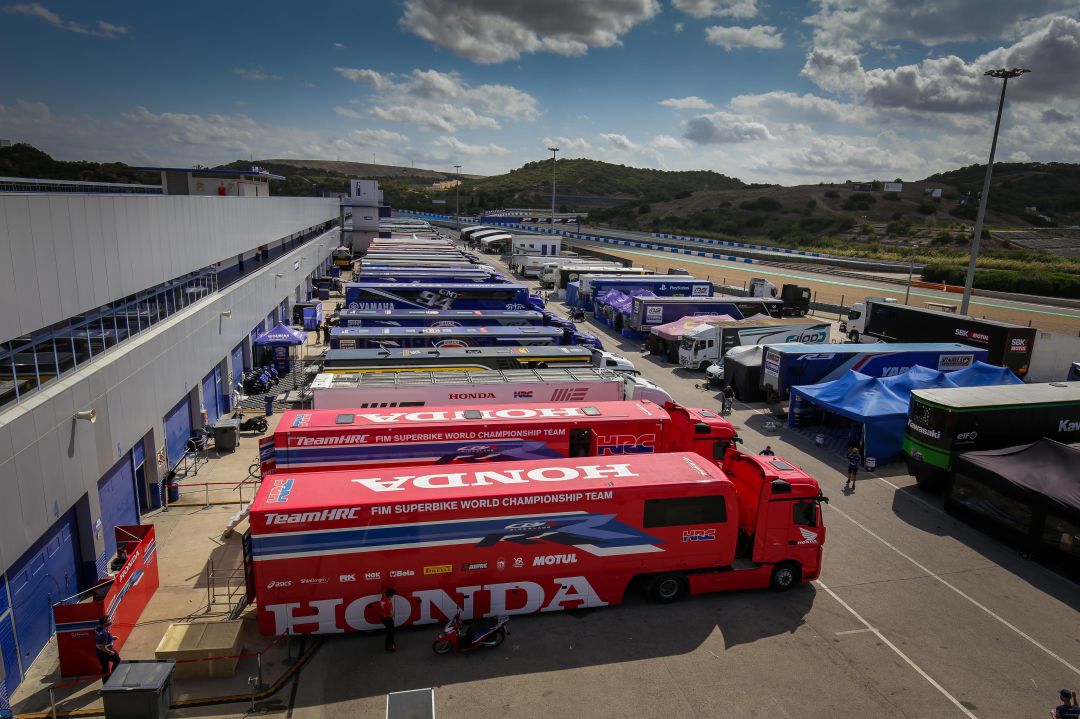 Imagen del paddock del Circuito de Jerez Imagen del paddock del Circuito de Jerez