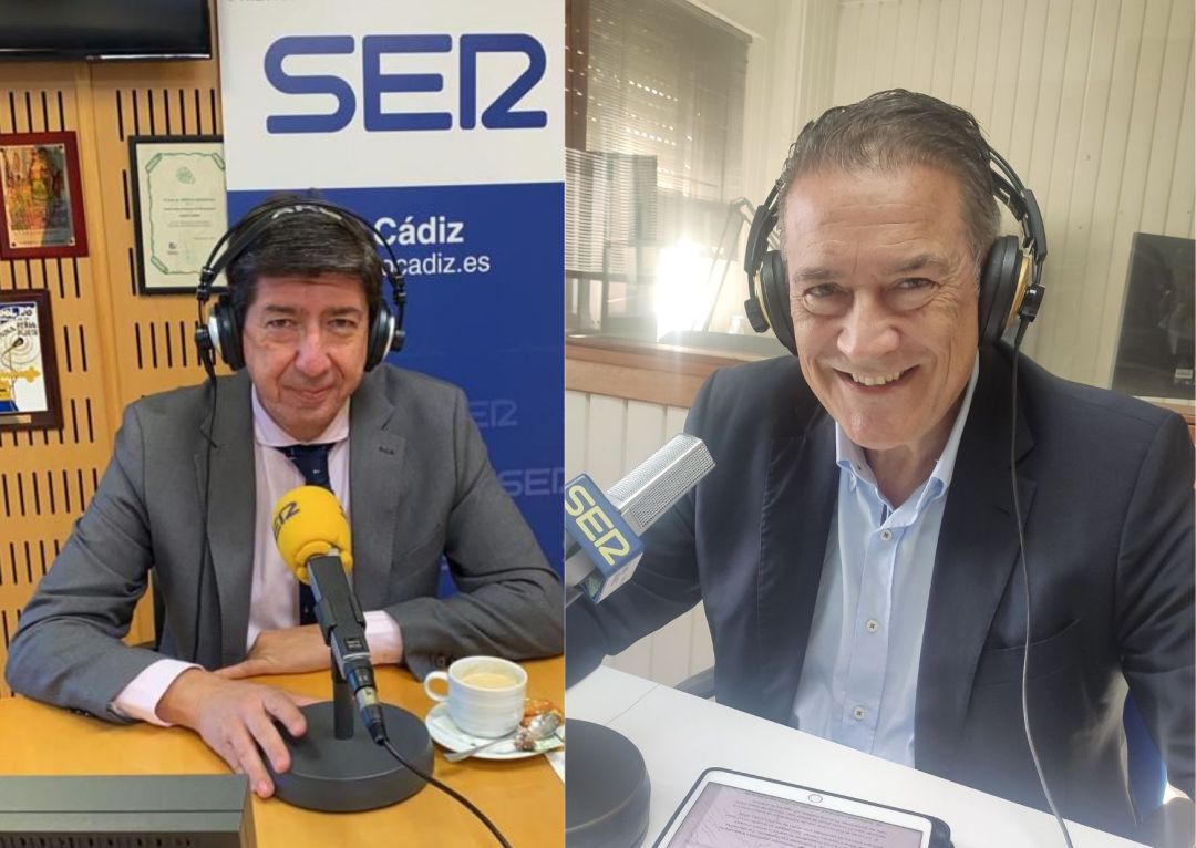 Juan Marín, vicepresidente de la Junta de Andalucía, y Raúl Caro, alcalde de Linares. Juan Marín, vicepresidente de la Junta de Andalucía, y Raúl Caro, alcalde de Linares.