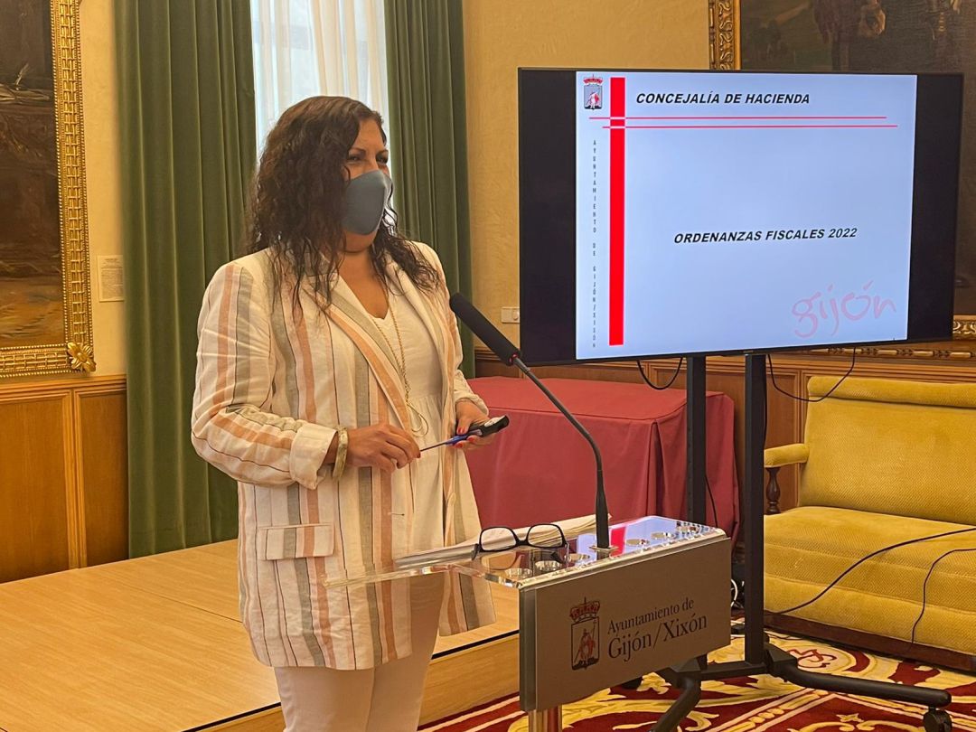 Marina Pineda, concejala de Hacienda del Ayuntamiento de Gijón. Marina Pineda, concejala de Hacienda del Ayuntamiento de Gijón.