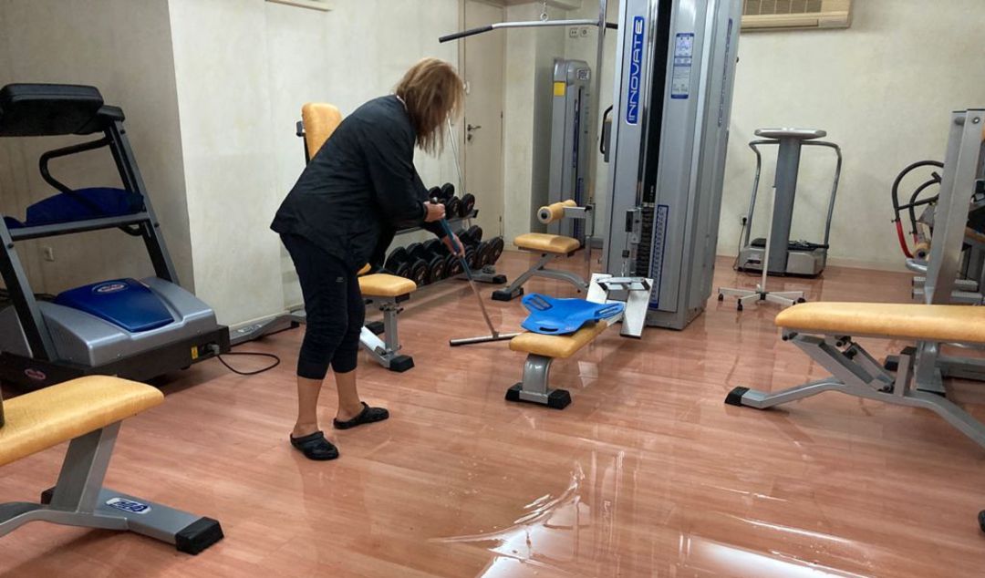 Las lluvias torrenciales causan estragos en garajes y locales comerciales de Toledo Las lluvias torrenciales causan estragos en garajes y locales comerciales de Toledo