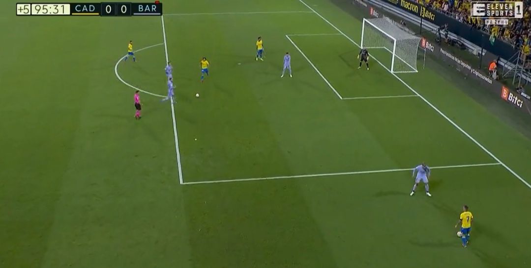 Último minuto del Cádiz - Barcelona Último minuto del Cádiz - Barcelona