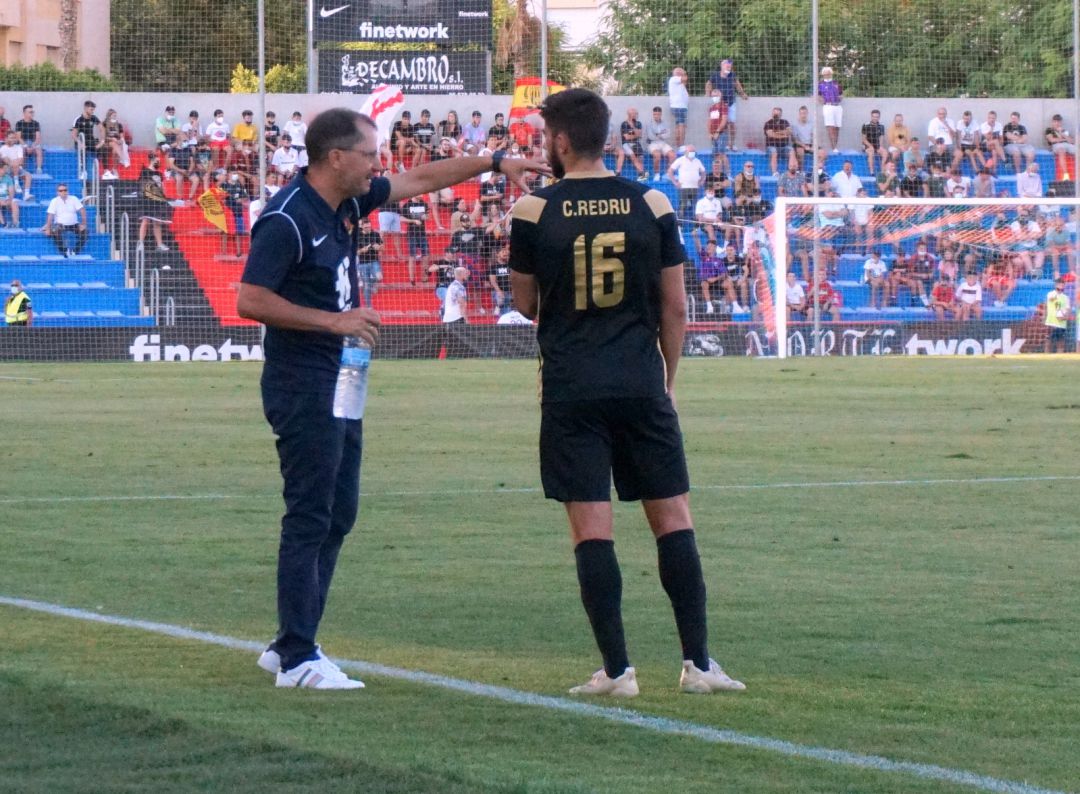 José Juan Romero dando instrucciones a Redru José Juan Romero dando instrucciones a Redru