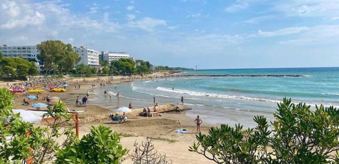 Playa de Alcossebre. Playa de Alcossebre.