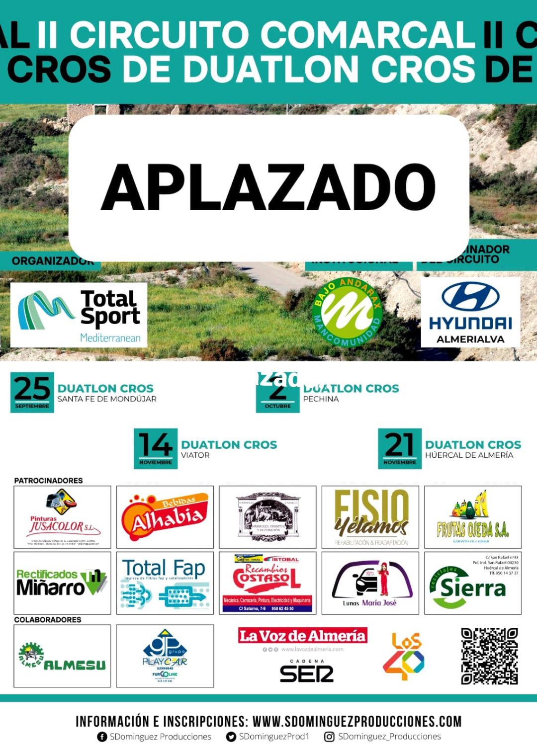 Cartel del Circuito Provincial de Duatlón. Cartel del Circuito Provincial de Duatlón.