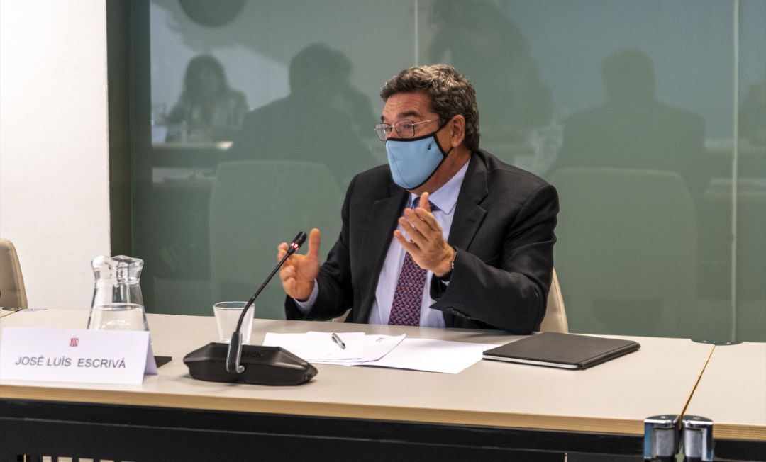 El ministro de Inclusión, Seguridad Social y Migraciones, José Luis Escrivá El ministro de Inclusión, Seguridad Social y Migraciones, José Luis Escrivá