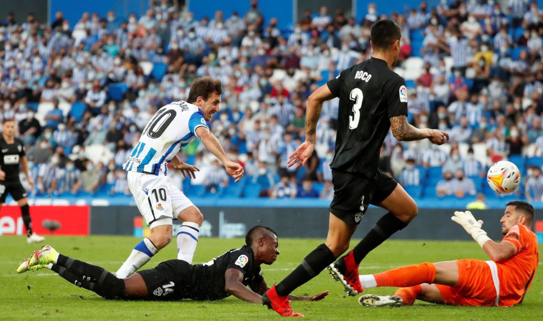 Oyarzabal fue el autor del gol del triunfo contra el Elche Oyarzabal fue el autor del gol del triunfo contra el Elche