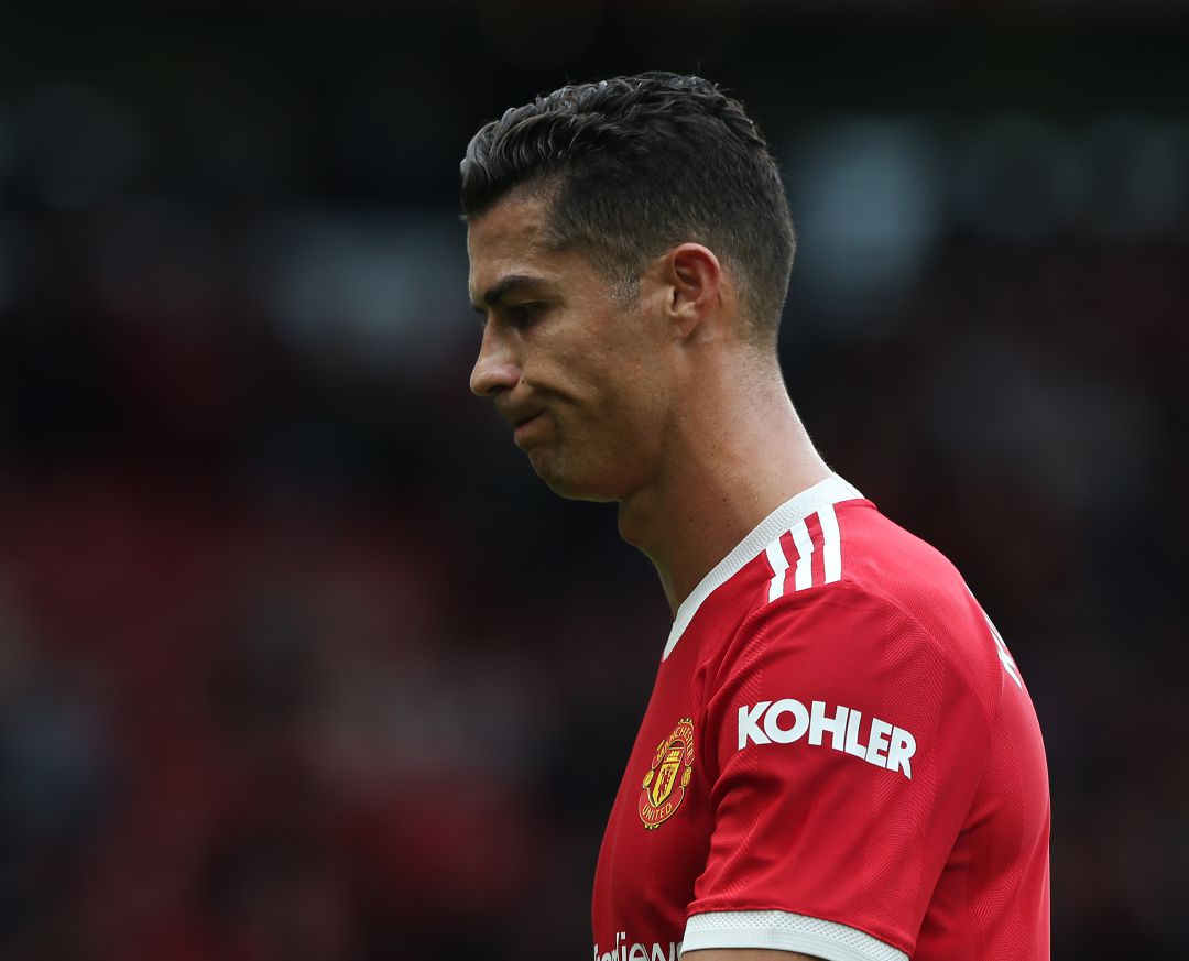 Cristiano Ronaldo durante un partido con el Manchester United Cristiano Ronaldo durante un partido con el Manchester United