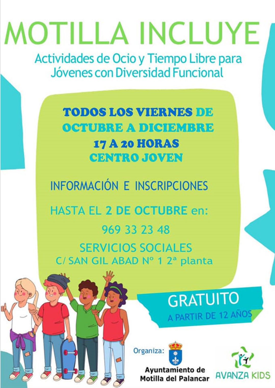 Motilla Incluye: actividad para jóvenes con diversidad funcional Motilla Incluye: actividad para jóvenes con diversidad funcional