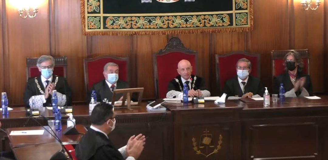 Uno de los momentos del acto de este lunes Uno de los momentos del acto de este lunes