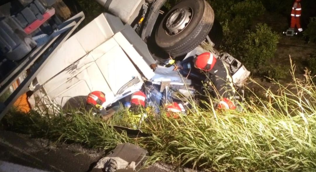 Accidente de camión en la n238 en Vinaròs Accidente de camión en la n238 en Vinaròs