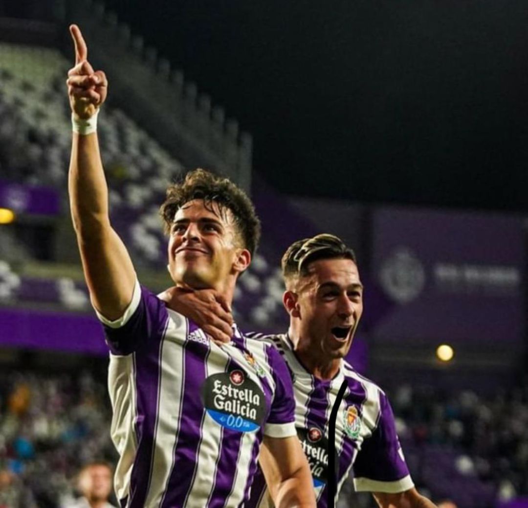 Aguado celebra su gol Aguado celebra su gol