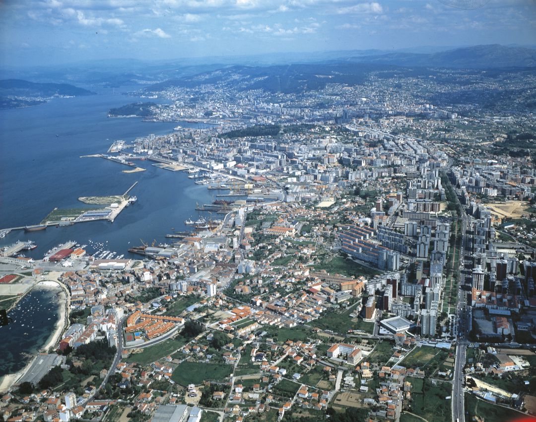 Imagen aérea de Vigo Imagen aérea de Vigo