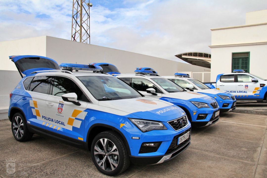 Vehículos de la Policía Local de Tías. Vehículos de la Policía Local de Tías.