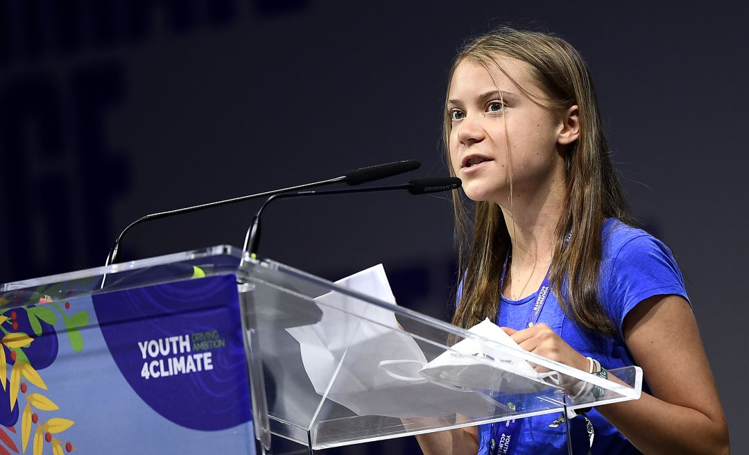 La activista sueca Greta Thunberg. La activista sueca Greta Thunberg.