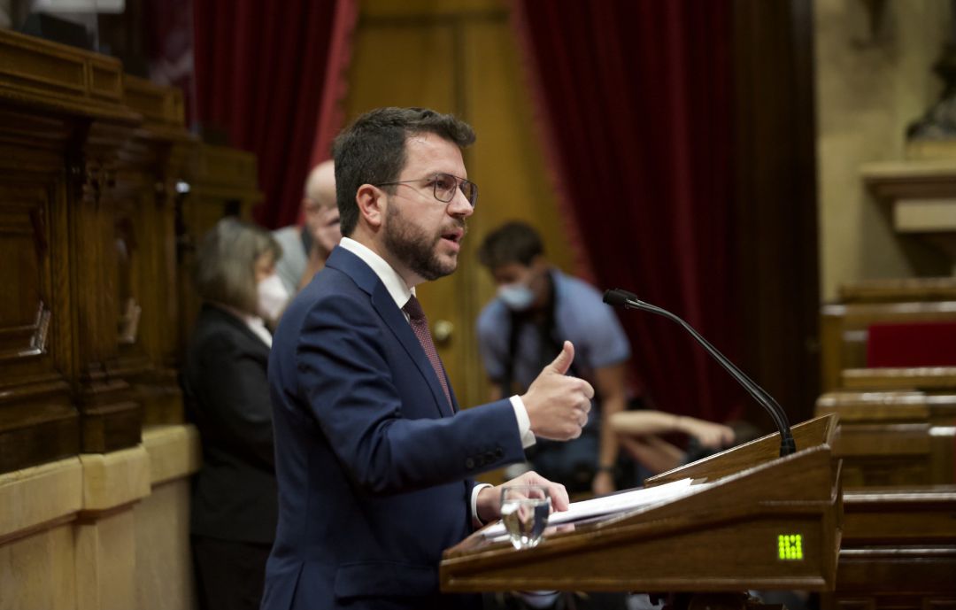El presidente de la Generalitat, Pere Aragonès. El presidente de la Generalitat, Pere Aragonès.