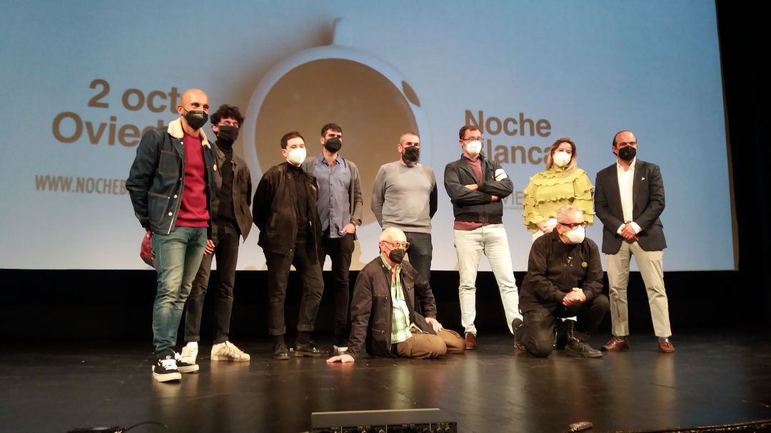 Los responsables de la Noche Blanca durante el acto de presentación Los responsables de la Noche Blanca durante el acto de presentación