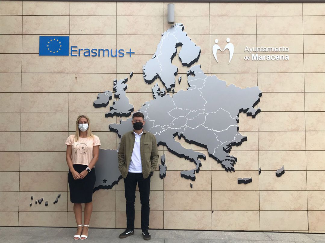 Jóvenes de Maracena (Granada) beneficiarios del programa de movilidad estudiantil 'Erasmus +' Jóvenes de Maracena (Granada) beneficiarios del programa de movilidad estudiantil 'Erasmus +'