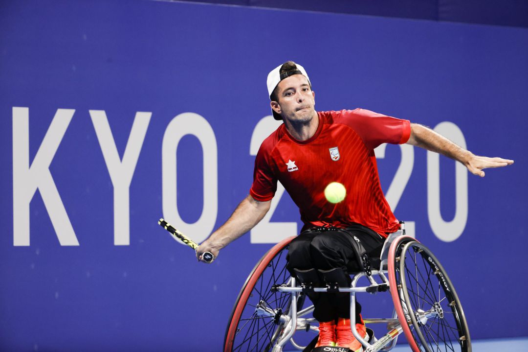 Kike Siscar durante los Juegos Paralímpicos de Tokio Kike Siscar durante los Juegos Paralímpicos de Tokio