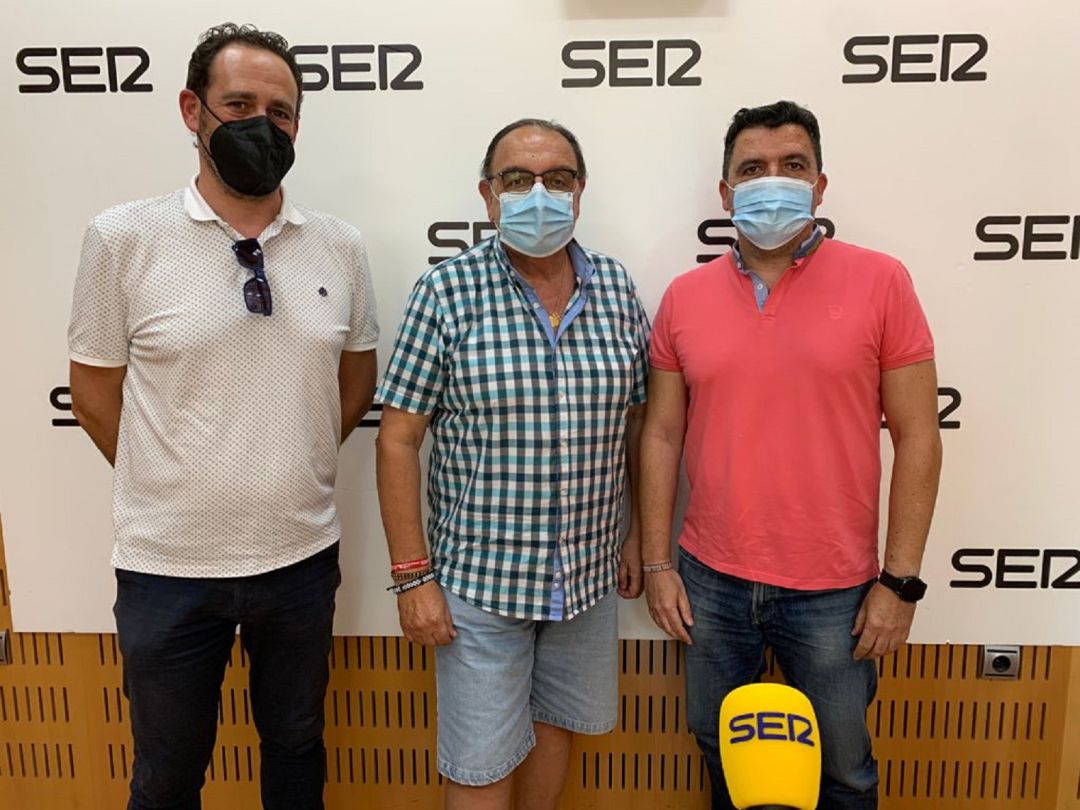Jorge Fenor, Pepe Pallarés y Txema Almela Jorge Fenor, Pepe Pallarés y Txema Almela