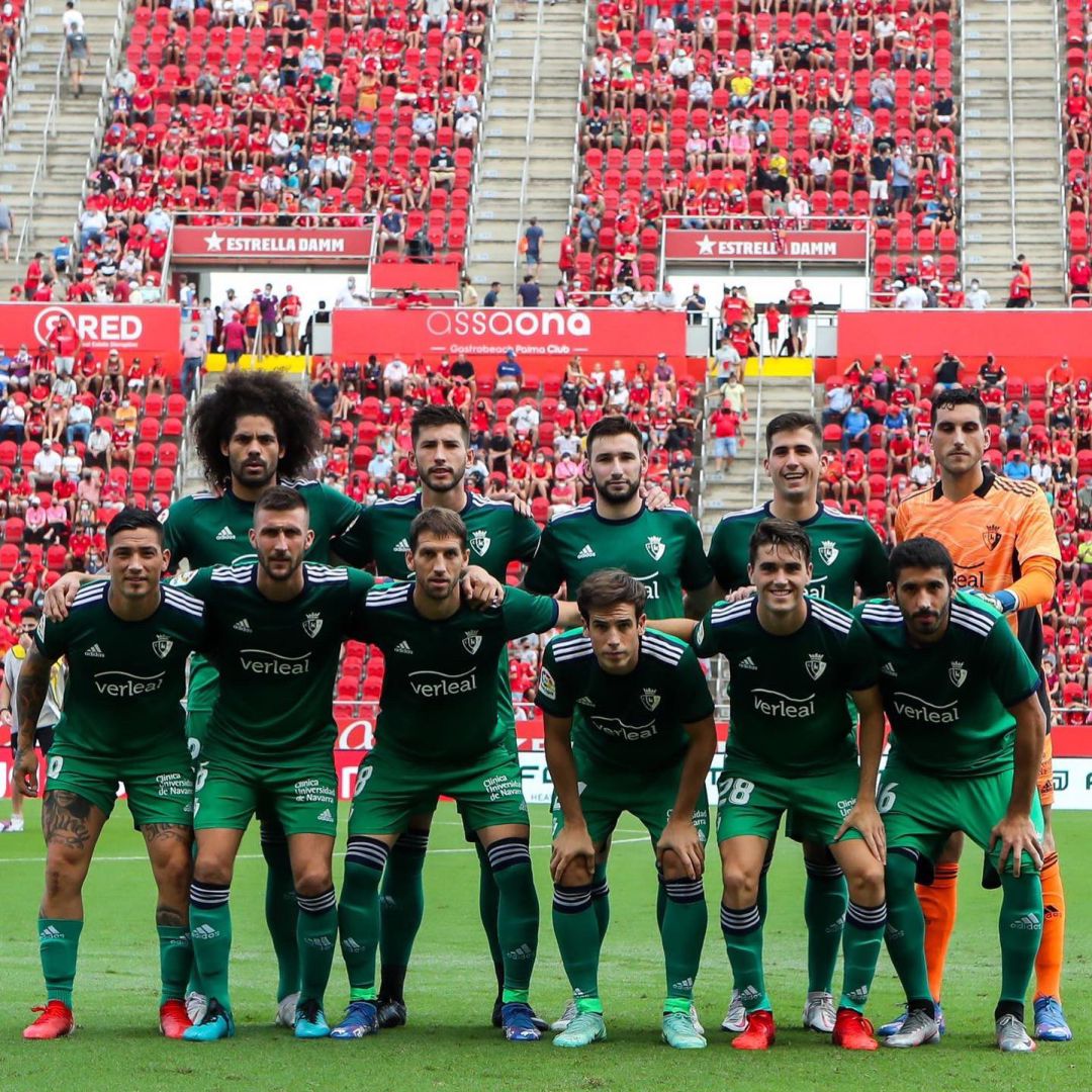 Alineación de Osasuna en Mallorca con 6 novedades en el once Alineación de Osasuna en Mallorca con 6 novedades en el once