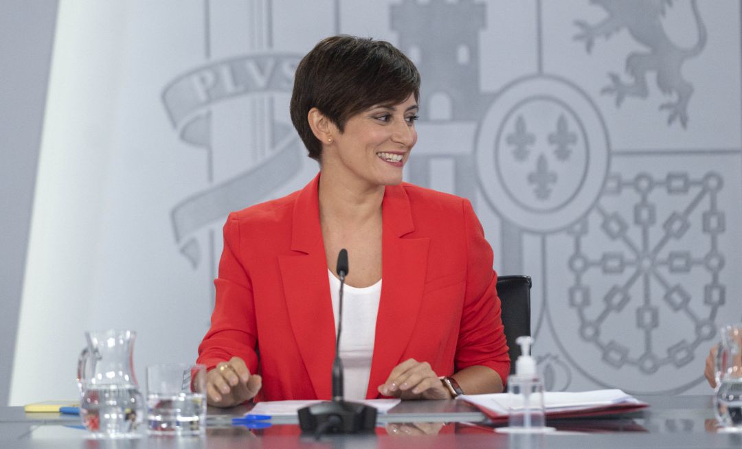 La ministra portavoz, Isabel Rodríguez, comparece en una rueda de prensa posterior al Consejo de Ministros. La ministra portavoz, Isabel Rodríguez, comparece en una rueda de prensa posterior al Consejo de Ministros.