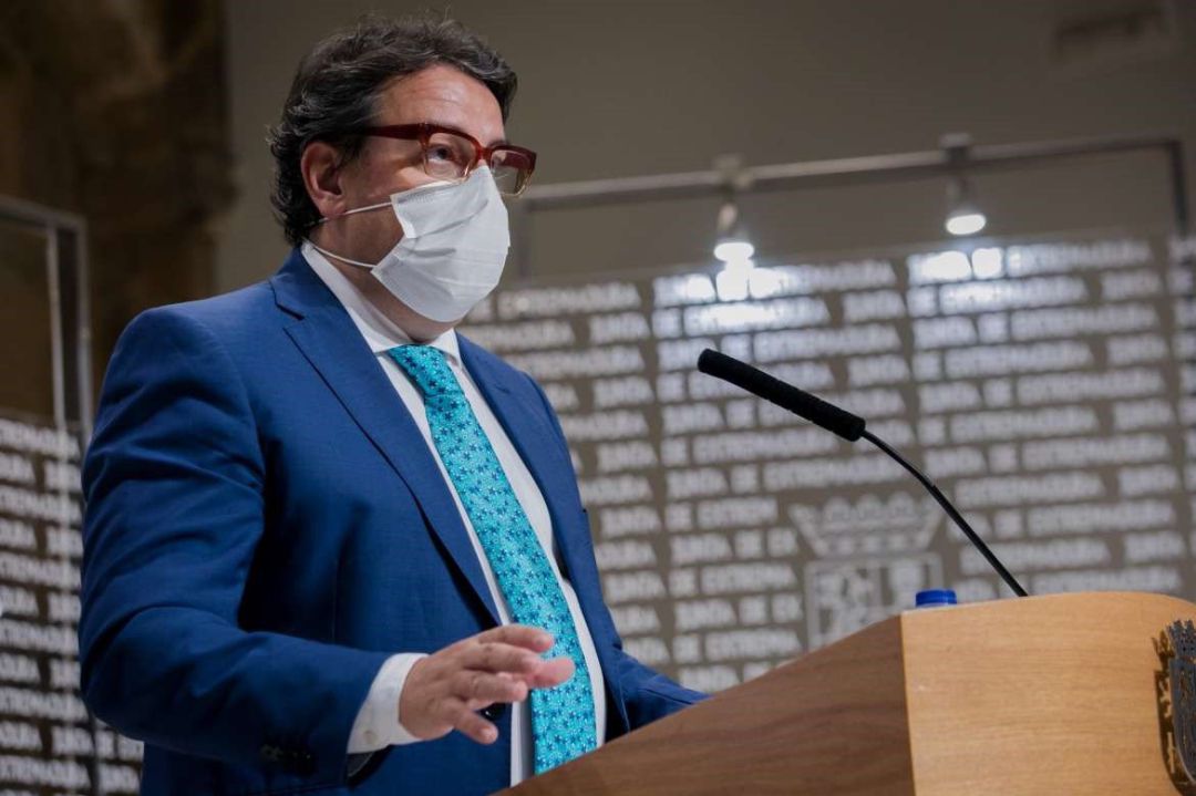 Vergeles, en rueda de prensa este miércoles.
JUNTA
Vergeles, en rueda de prensa este miércoles.
JUNTA