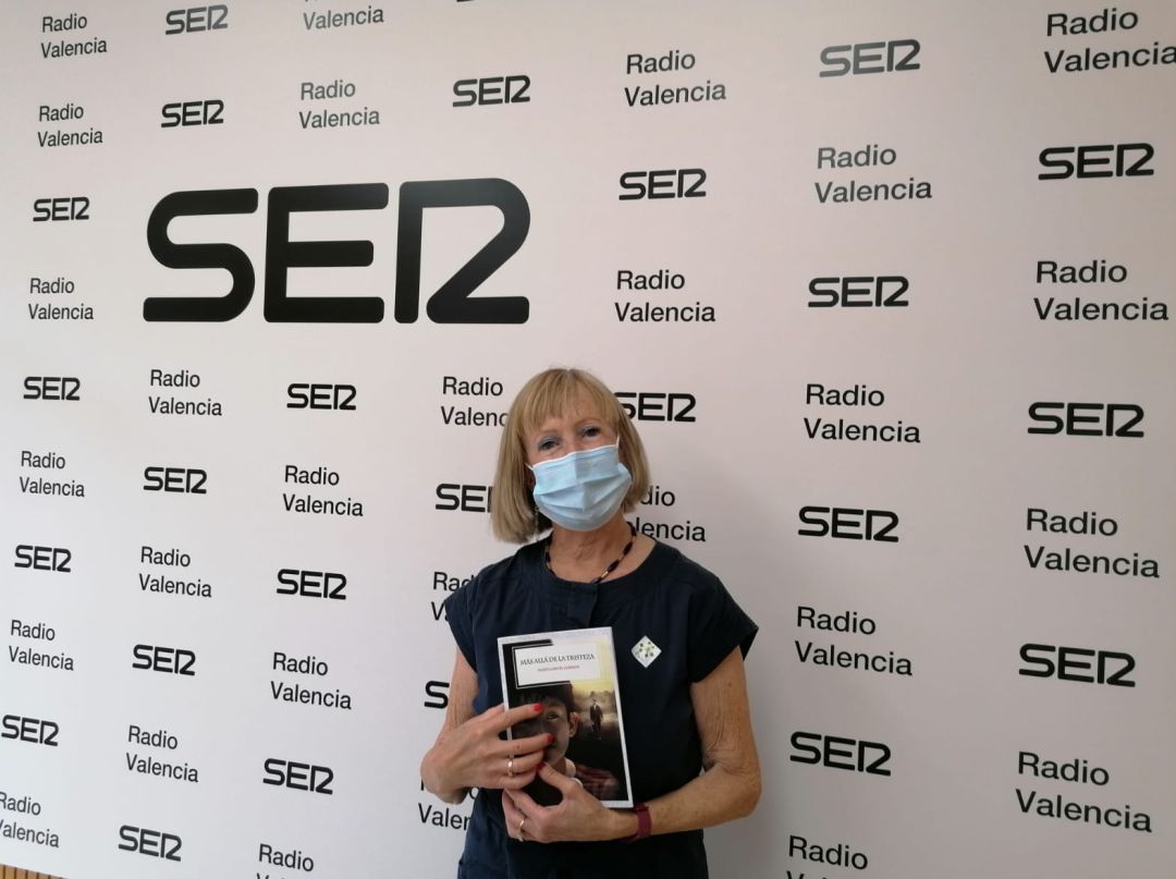 La autora, durante su paso por Radio Valencia. La autora, durante su paso por Radio Valencia.