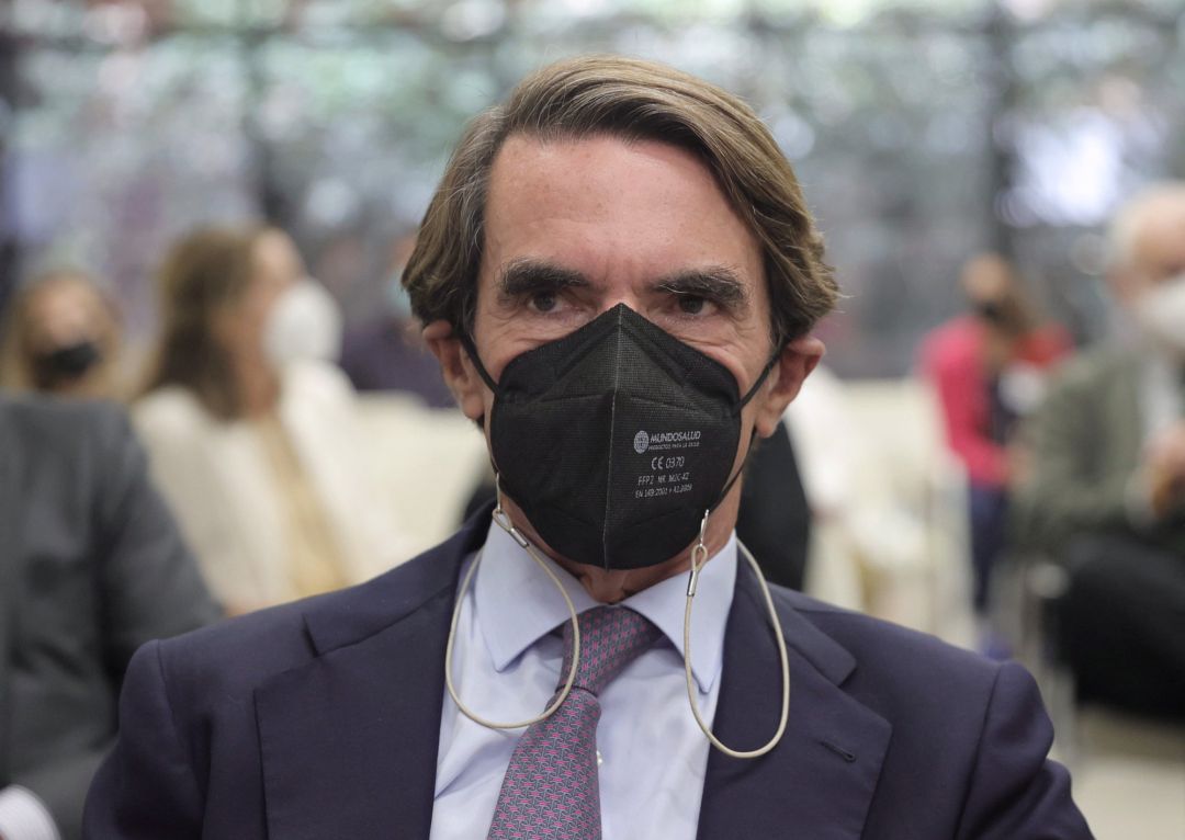 El expresidente del Gobierno y presidente del IADG, José María Aznar, en la clausura del Campus FAES 2021 . El expresidente del Gobierno y presidente del IADG, José María Aznar, en la clausura del Campus FAES 2021 .