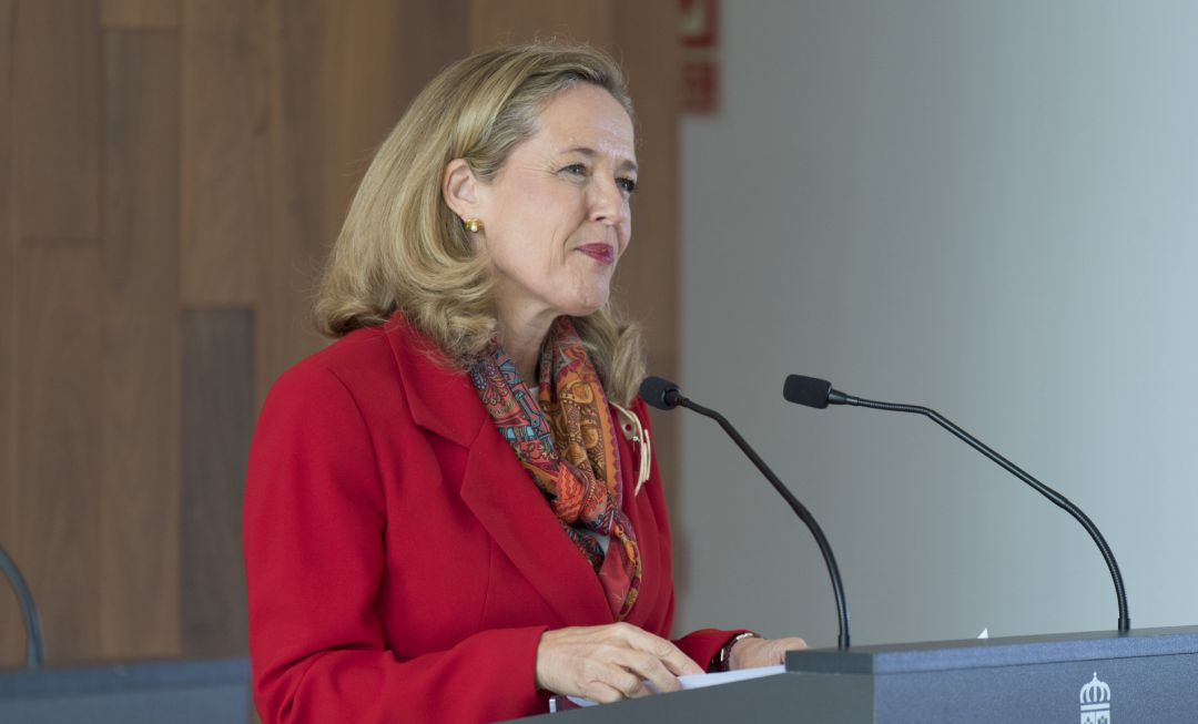 La vicepresidenta primera y ministra de Asuntos Económicos y Transformación Digital, Nadia Calviño. La vicepresidenta primera y ministra de Asuntos Económicos y Transformación Digital, Nadia Calviño.