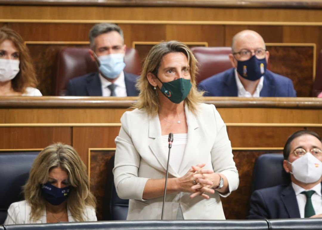 La vicepresdenta tercera del Gobierno y ministra para la Transición Ecológica y el Reto Demográfico, Teresa Ribera. La vicepresdenta tercera del Gobierno y ministra para la Transición Ecológica y el Reto Demográfico, Teresa Ribera.