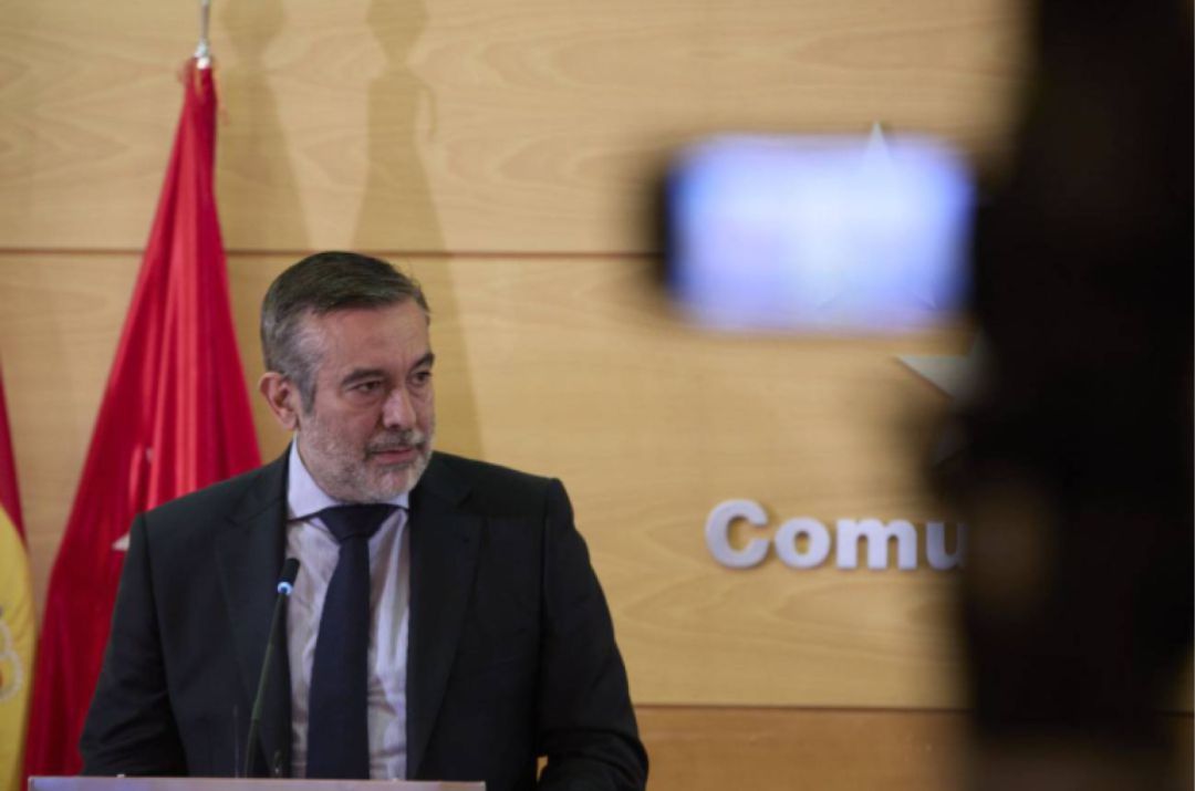 El consejero de Justicia, Interior y Víctimas en funciones de la Comunidad de Madrid, Enrique López. El consejero de Justicia, Interior y Víctimas en funciones de la Comunidad de Madrid, Enrique López.