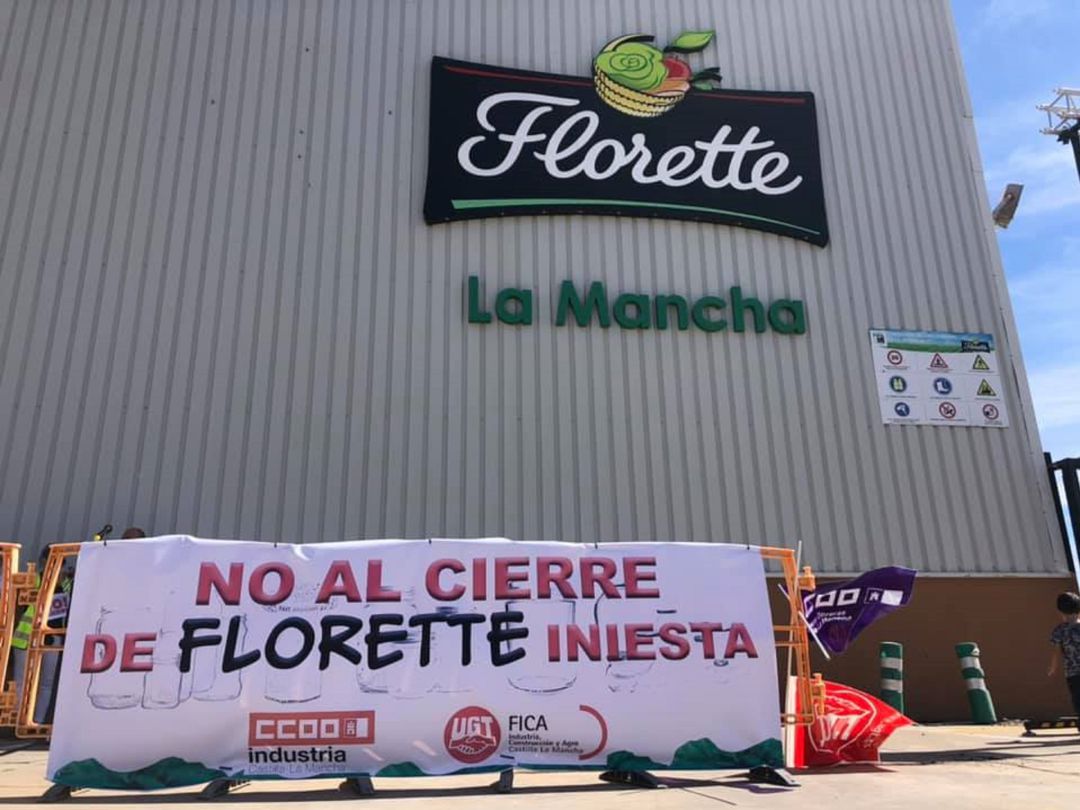 Acuerdo para el cierre de la planta de Florette el 24 de octubre Acuerdo para el cierre de la planta de Florette el 24 de octubre