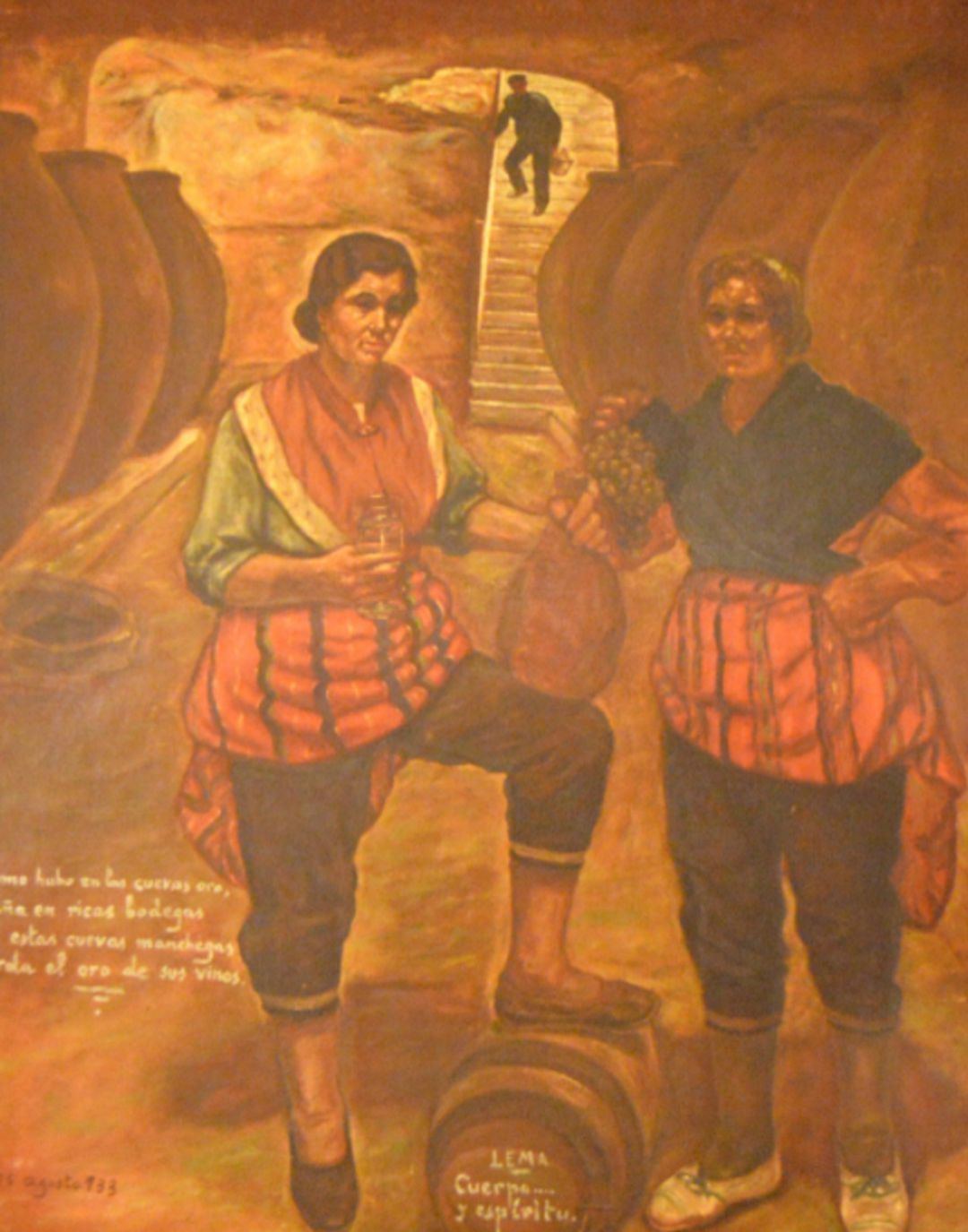 Luis Quirós, artista e intelectual tomellosero, retrató a las terreras Luis Quirós, artista e intelectual tomellosero, retrató a las terreras