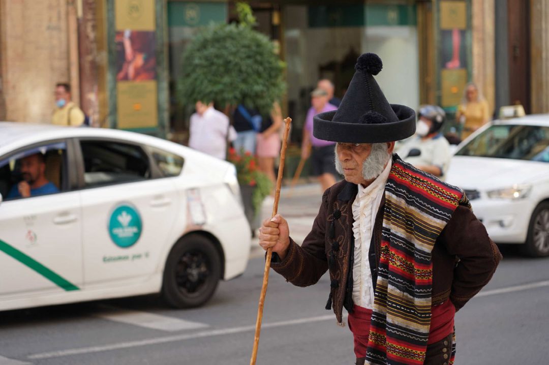 El popular personaje granadino Chorrojumo, rescatado de la tradición oral para el rodaje de la película 'Quien vio los templos caer' El popular personaje granadino Chorrojumo, rescatado de la tradición oral para el rodaje de la película 'Quien vio los templos caer'