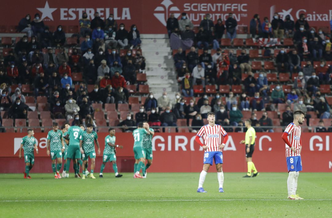 Celebración rojiblanca ante un gran rival como el Girona. Celebración rojiblanca ante un gran rival como el Girona.