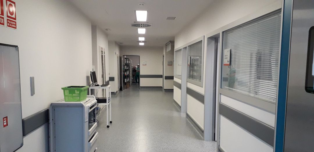 Pasillo del Hospital Universitario Central de Asturias Pasillo del Hospital Universitario Central de Asturias
