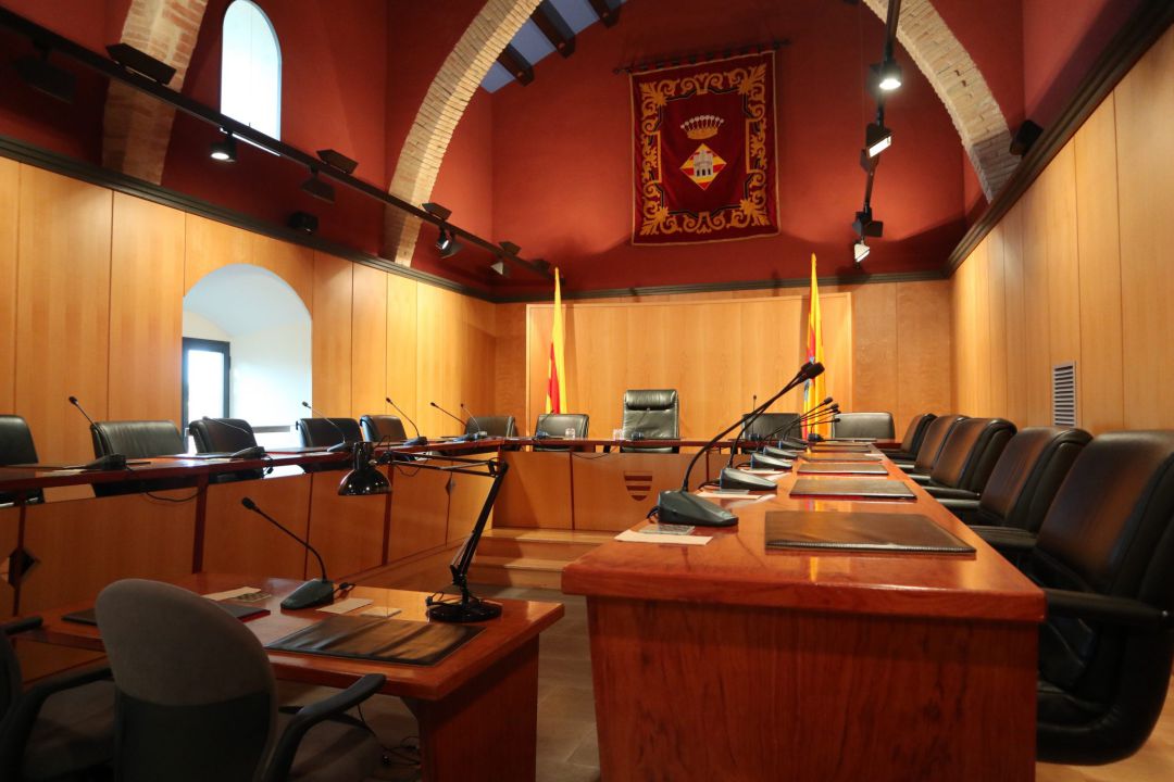 Sala de plens de l'ajuntament Sala de plens de l'ajuntament
