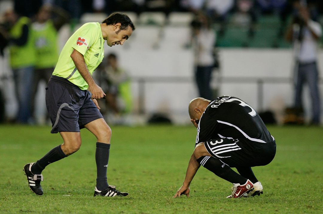 Iturralde González, en un partido del Real Madrid. Iturralde González, en un partido del Real Madrid.