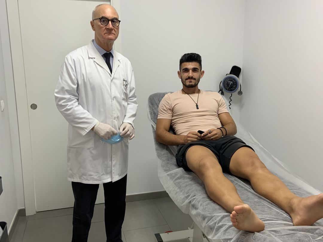 El doctor Ripoll y Sandro Toscano El doctor Ripoll y Sandro Toscano