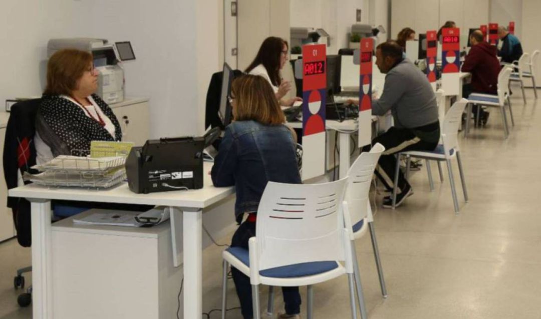 Una oficina de empleo de Labora Una oficina de empleo de Labora