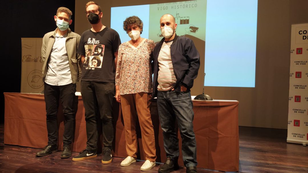 Varios de los ganadores del Certamen de Relatos Vigo Histórico Varios de los ganadores del Certamen de Relatos Vigo Histórico