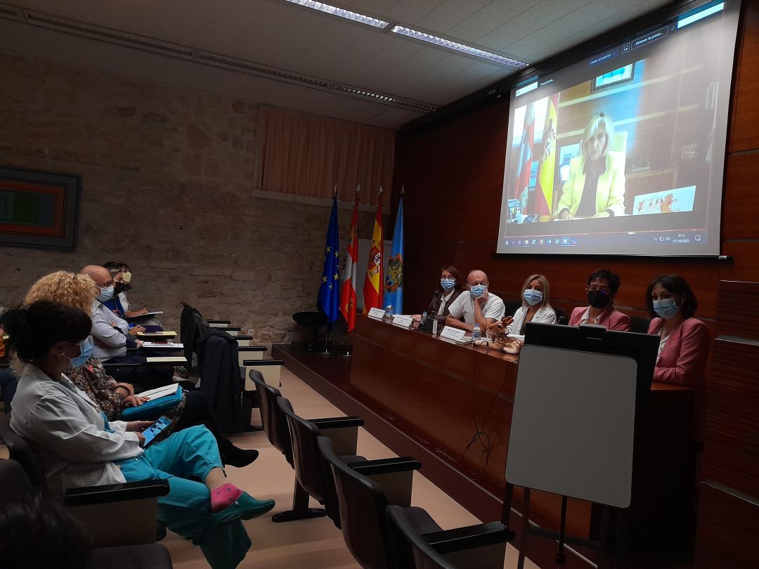 La consejera de Sanidad, Verónica Casado ha intervenido de forma telemática en la Jornada La consejera de Sanidad, Verónica Casado ha intervenido de forma telemática en la Jornada