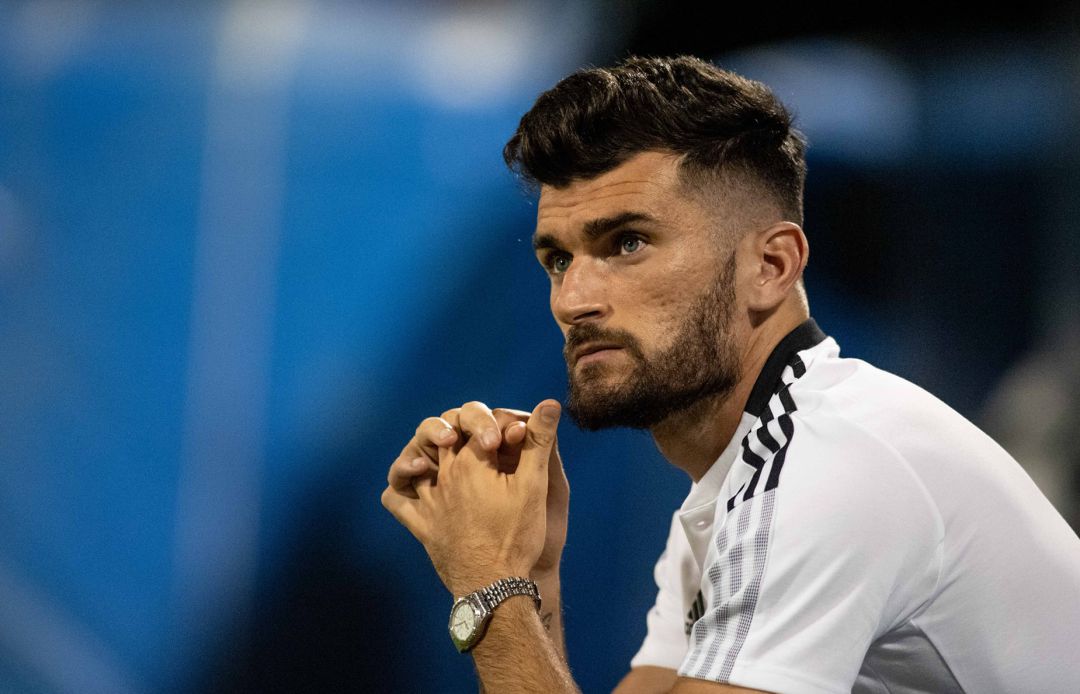 Pablo Vázquez antes de un partido esta temporada Pablo Vázquez antes de un partido esta temporada
