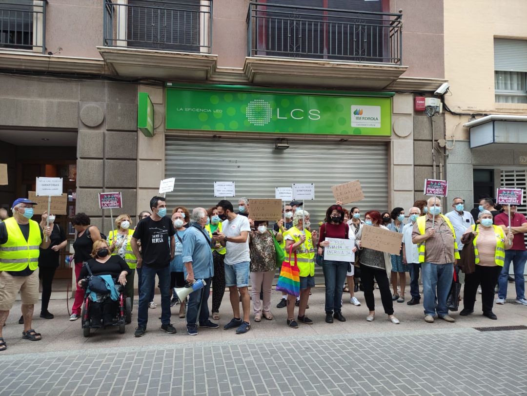 Protesta contra la subida de la electricidad Protesta contra la subida de la electricidad